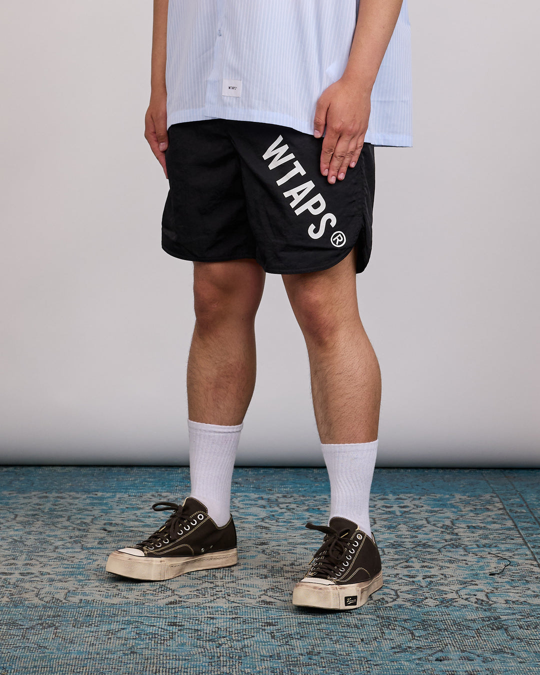 WTAPS SPSS2501 Nylon Twill Short Black