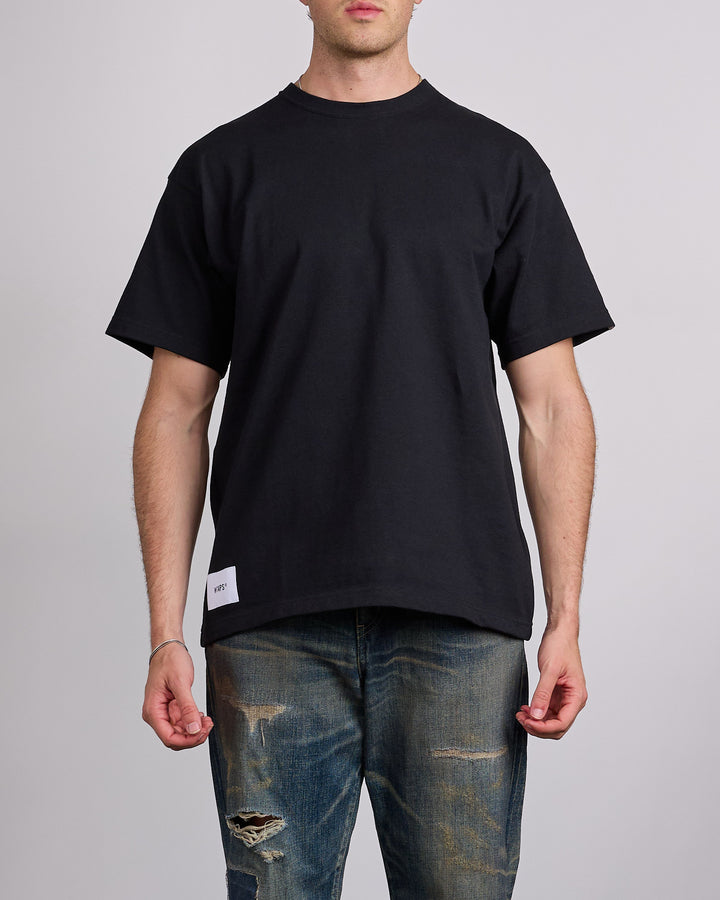 WTAPS Sign YD Label Embroidered T-Shirt Black