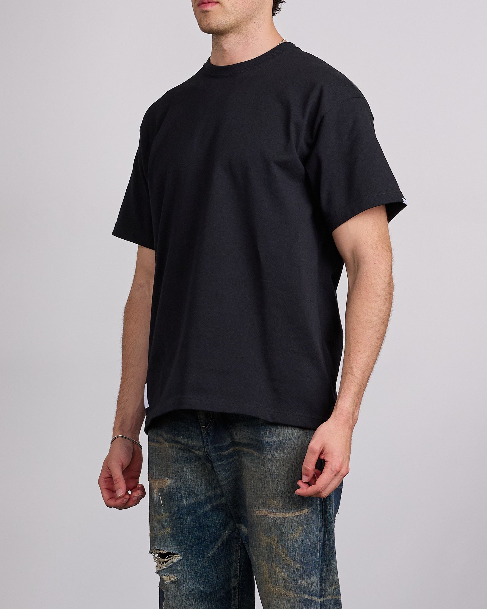 WTAPS Sign YD Label Embroidered T-Shirt Black – LESS 17