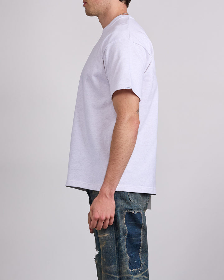 WTAPS Sign YD Label Embroidered T-Shirt Light Gray