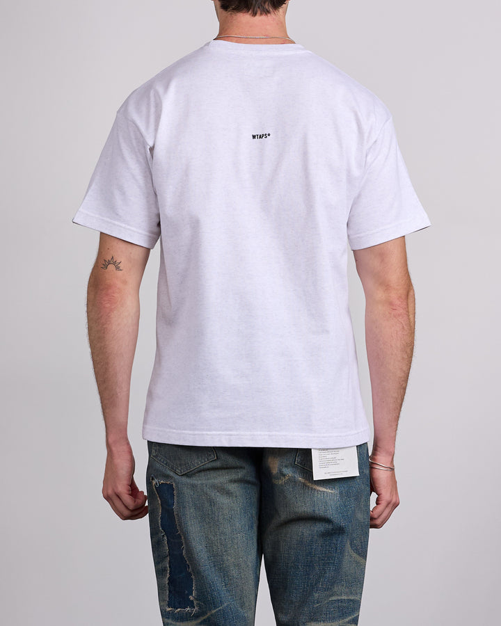 WTAPS Sign YD Label Embroidered T-Shirt Light Gray