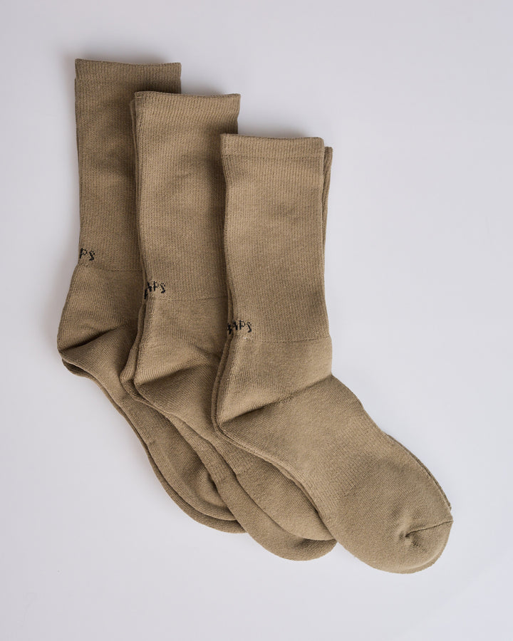 WTAPS Skivvies Sox 3-Pack Sock Olive Drab