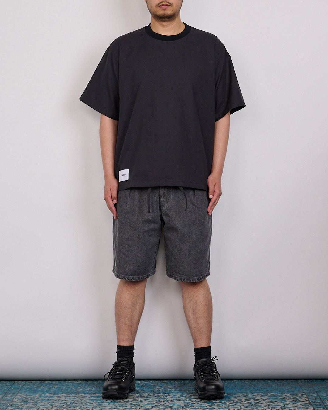 WTAPS Smock SS Woco Twill Crewneck Black