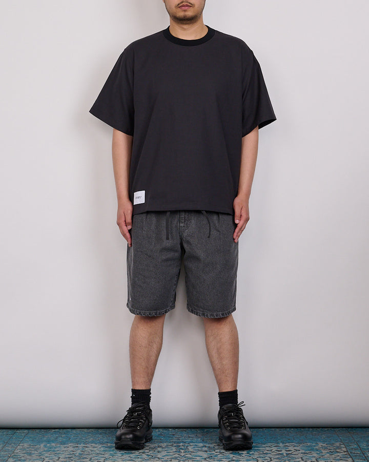 WTAPS Smock SS Woco Twill Crewneck Black