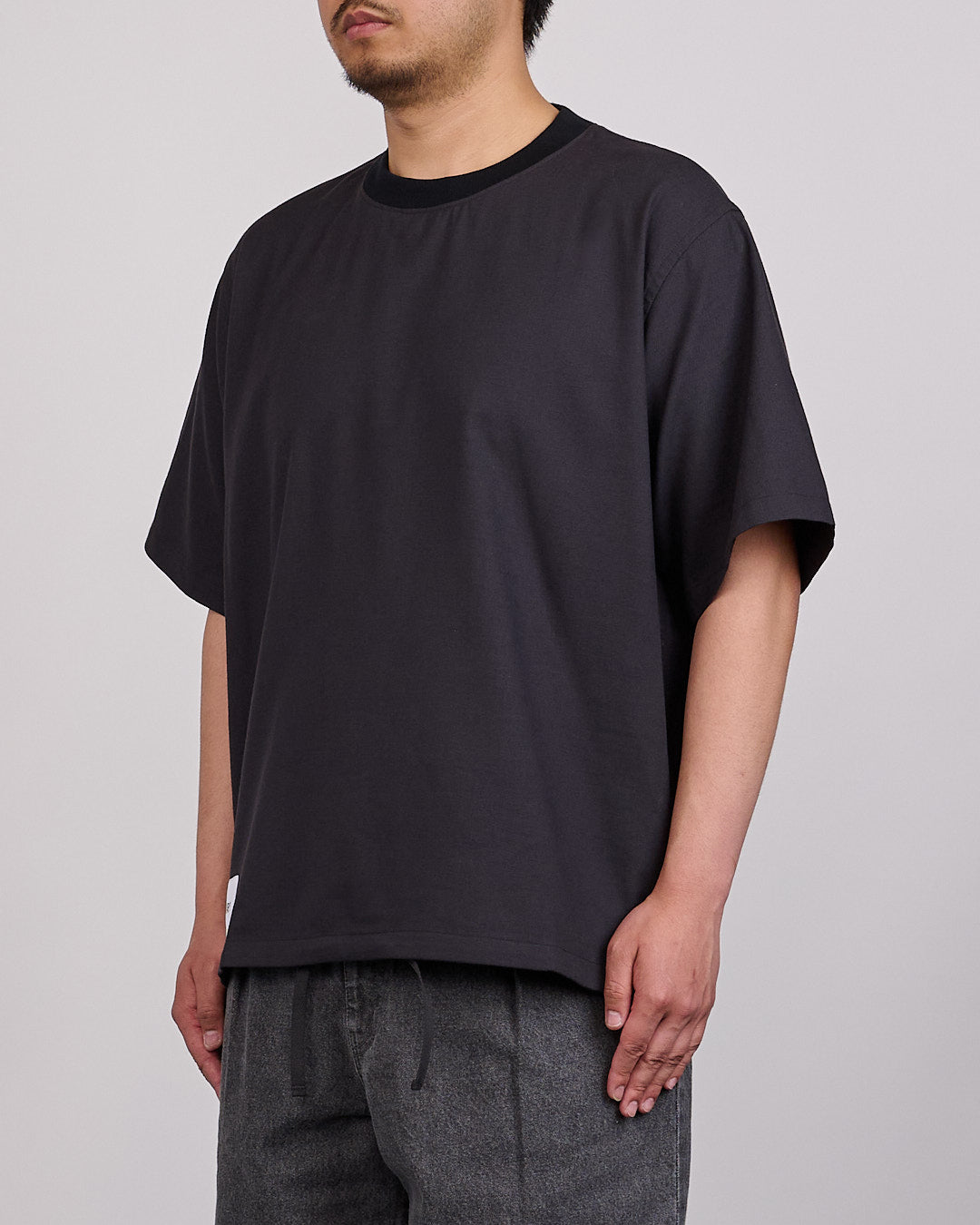 WTAPS Smock SS Woco Twill Crewneck Black