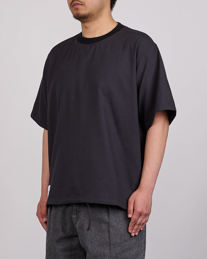 WTAPS Smock SS Woco Twill Crewneck Black