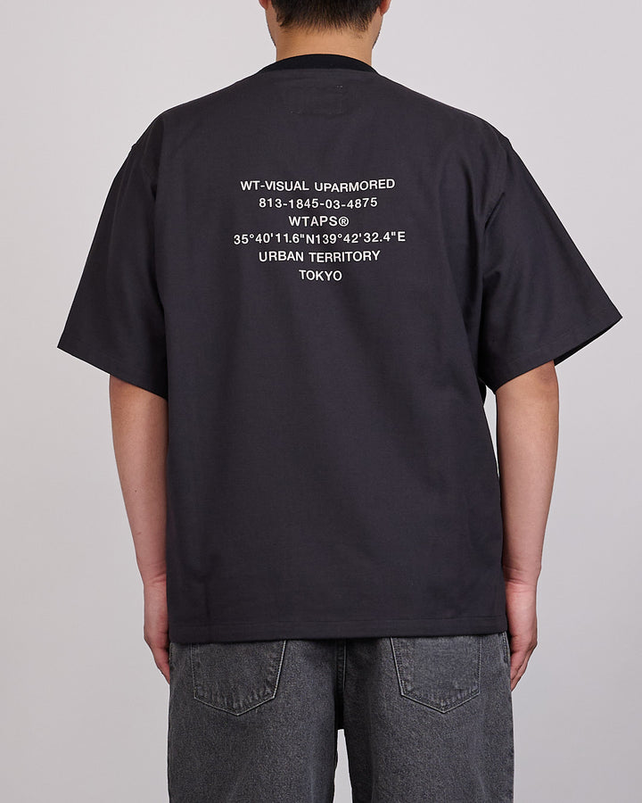 WTAPS Smock SS Woco Twill Crewneck Black