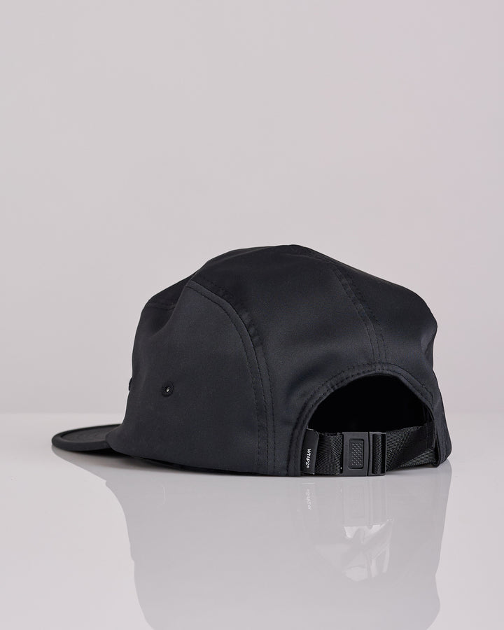 WTAPS T-5 01 Poly Satin 5-Panel Cap Black