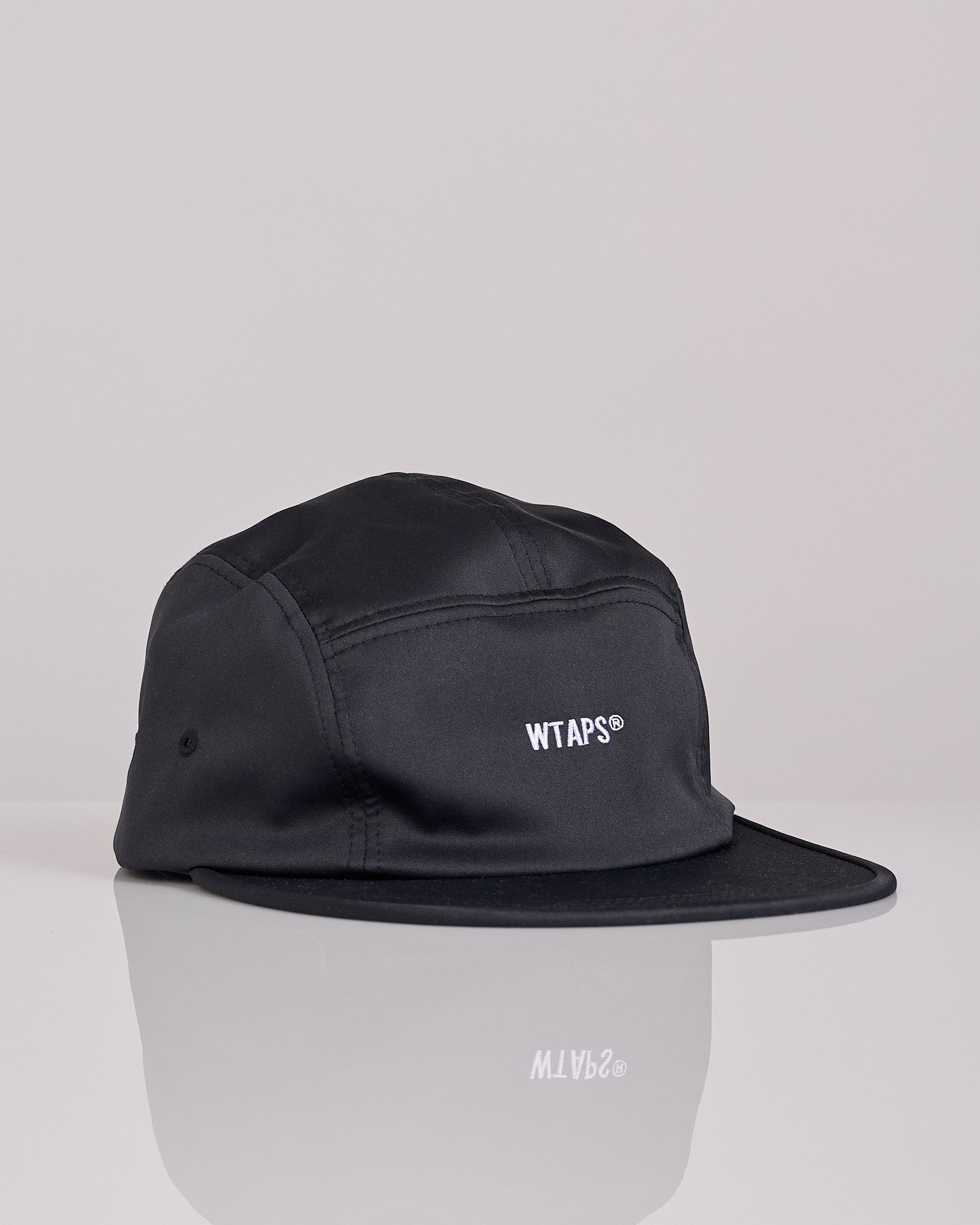 帽子 WTAPS T-5 01 COTTON. BROADCLOTH.TEXTILE WTAPS T-5 01 Poly Satin 5-Panel Cap Black – LESS 17