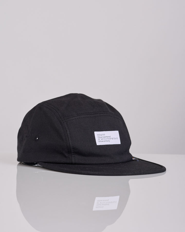 WTAPS T-5 02 NYCO Canvas Cordura 5-Panel Cap Black