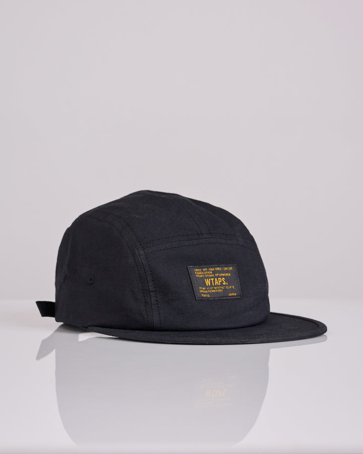WTAPS T-5 03 Cotton Ripstop 5-Panel Cap Black