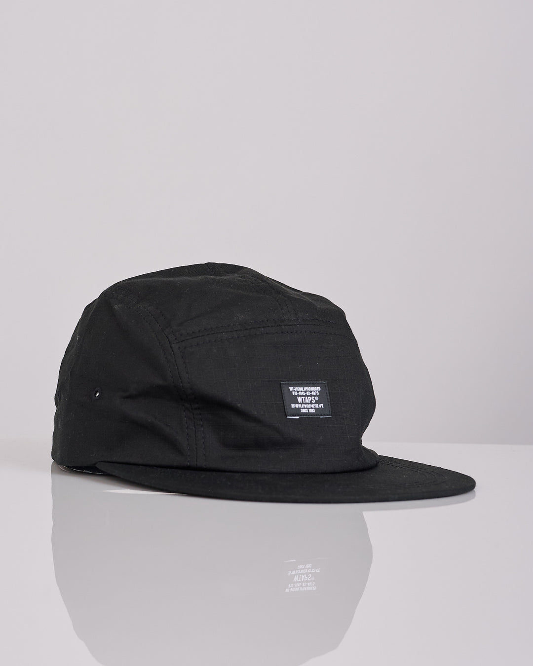 WTAPS T-5 03 Cotton Ripstop 5-Panel Cap Black