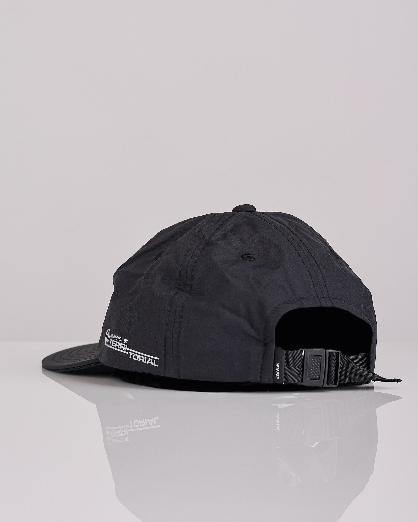 ダブルタップス　キャップ　ブラック　Т-6M 01 WTAPS T-6M 01 Nylon Tussah PERTEX Cap Black – LESS 17