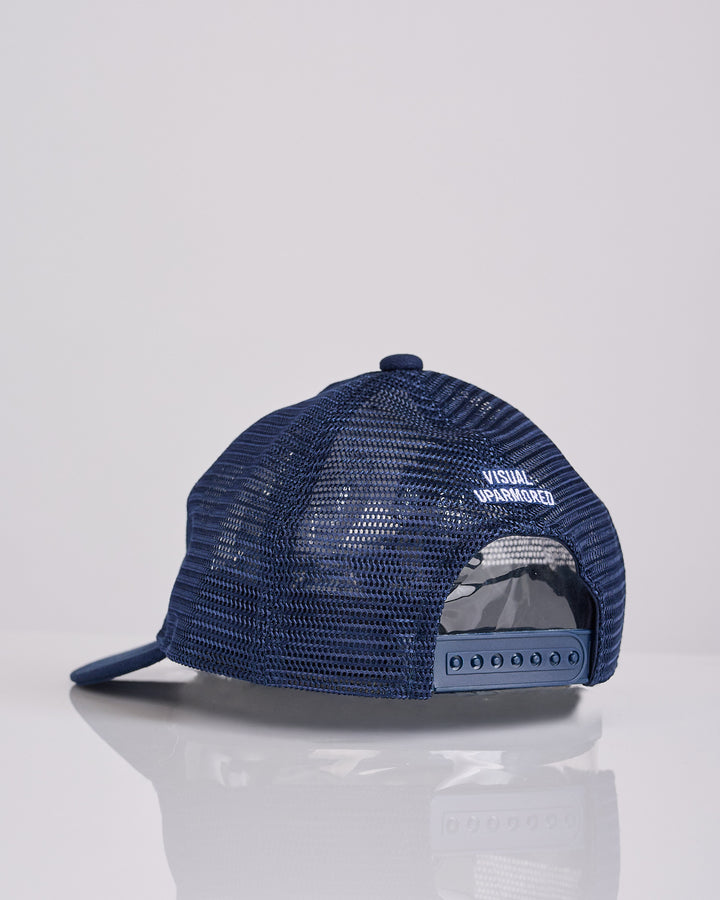 WTAPS T-6M 02 Cotton Canvas Mesh Cap Navy