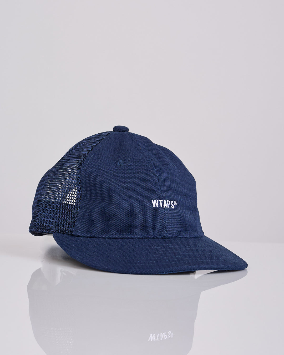 WTAPS T-6M 02 Cotton Canvas Mesh Cap Navy