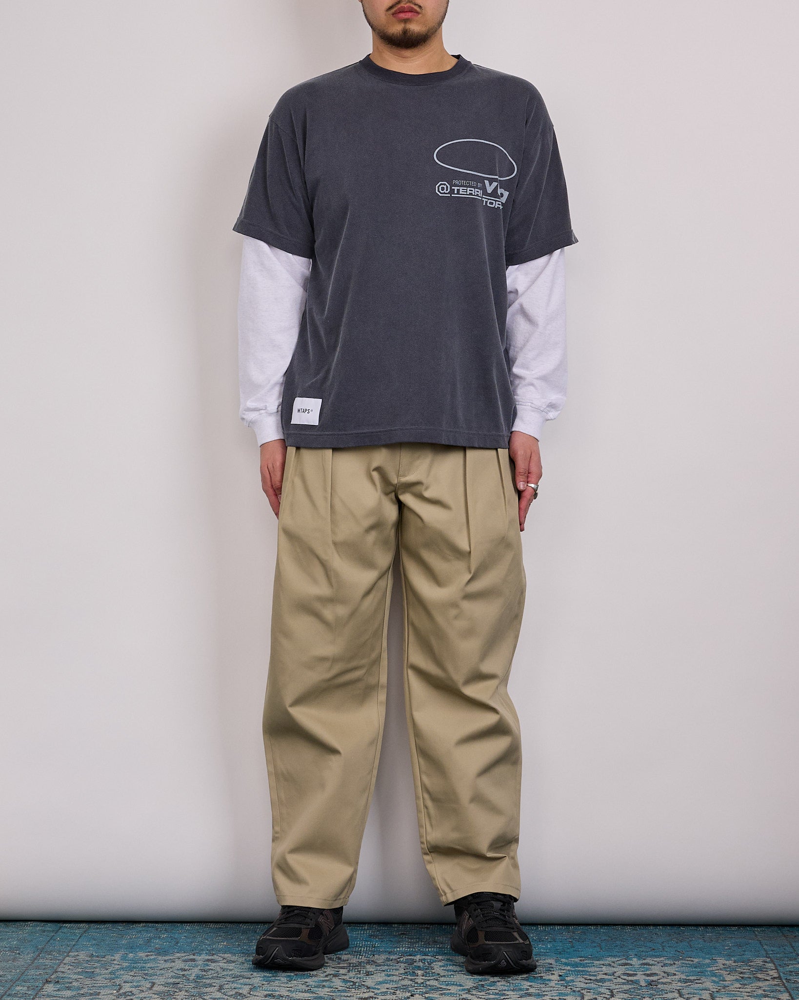 WTAPS TRDT1802 Cptl Twill Double Pleated Pant Beige – LESS 17
