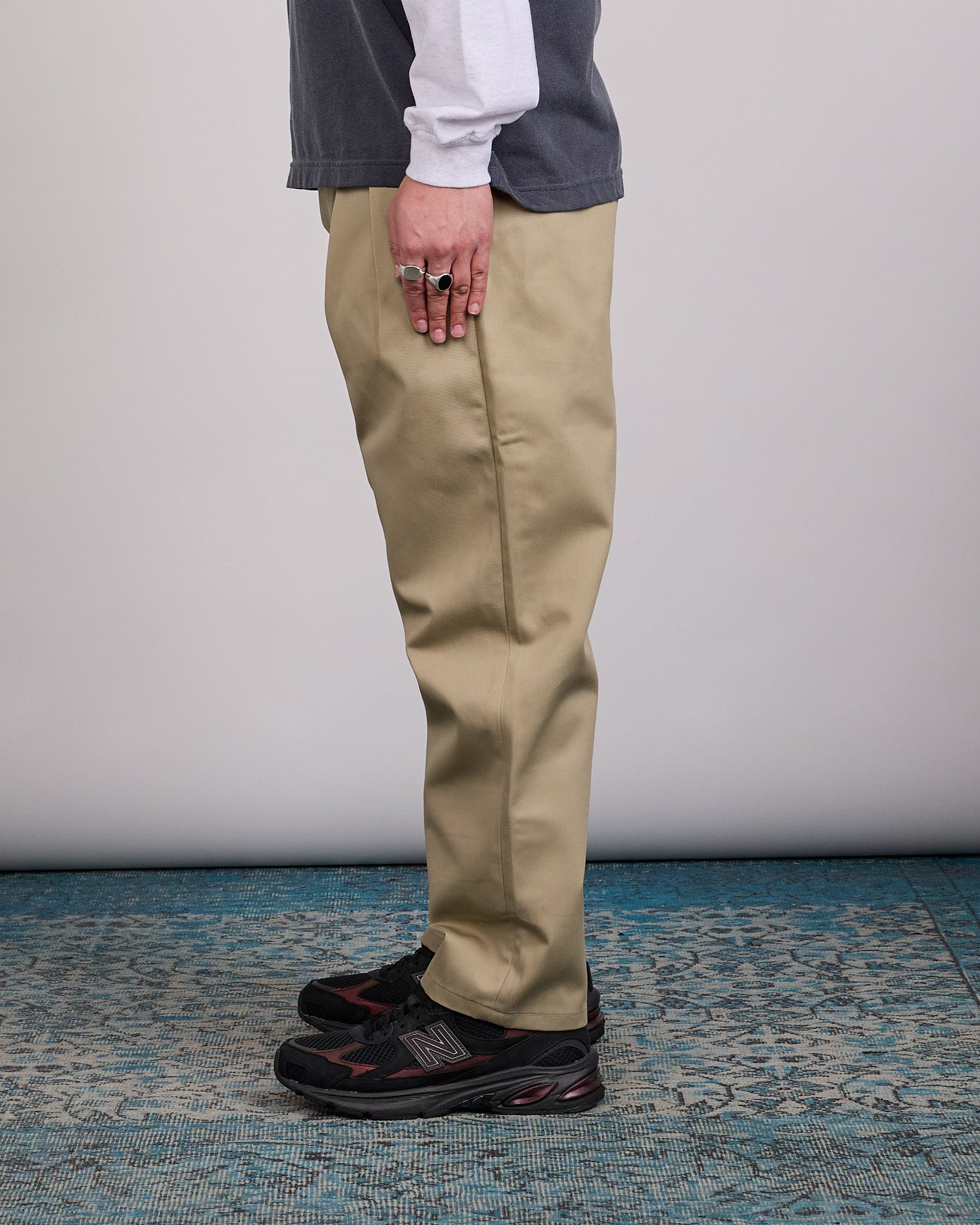 WTAPS TRDT1802 Cptl Twill Double Pleated Pant Beige – LESS 17