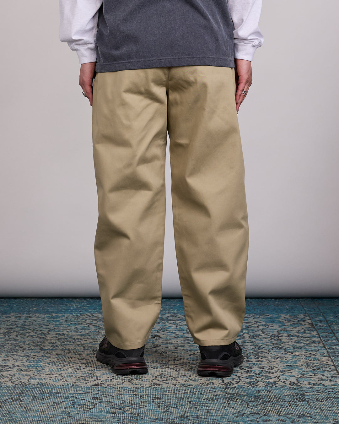 WTAPS TRDT1802 Cptl Twill Double Pleated Pant Beige