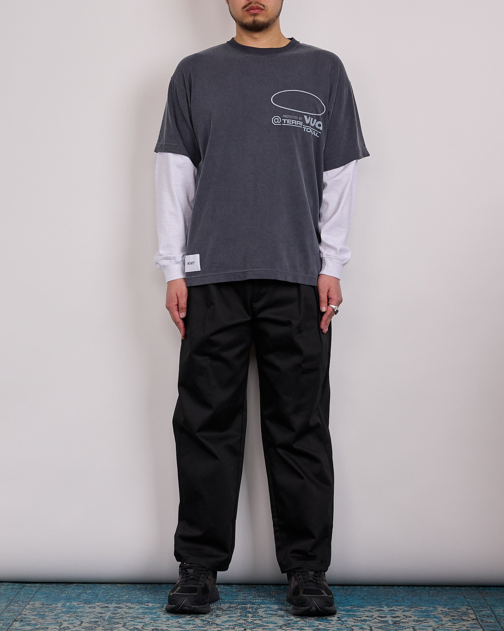 WTAPS TRDT1802 Cptl Twill Double Pleated Pant Black – LESS 17