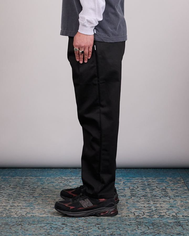 WTAPS TRDT1802 Cptl Twill Double Pleated Pant Black