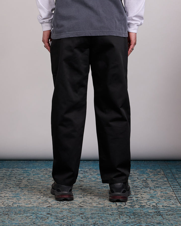 WTAPS TRDT1802 Cptl Twill Double Pleated Pant Black