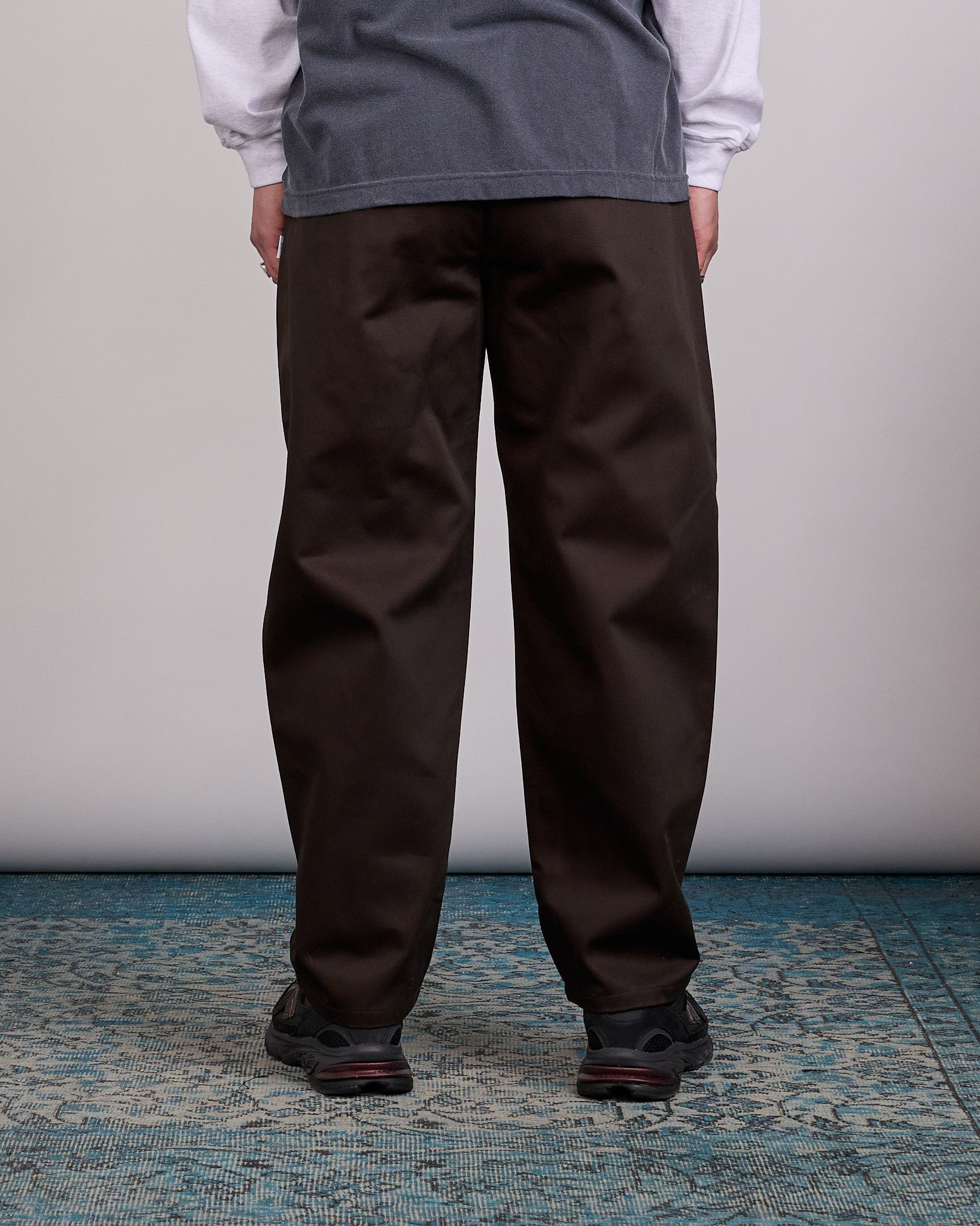 WTAPS TRDT1802 Cptl Twill Double Pleated Pant Brown – LESS 17
