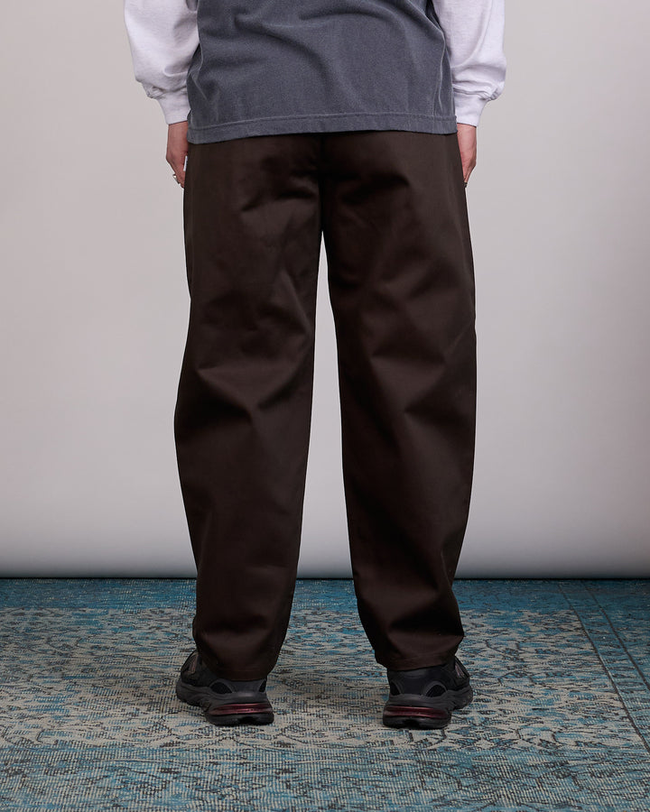 WTAPS TRDT1802 Cptl Twill Double Pleated Pant Brown