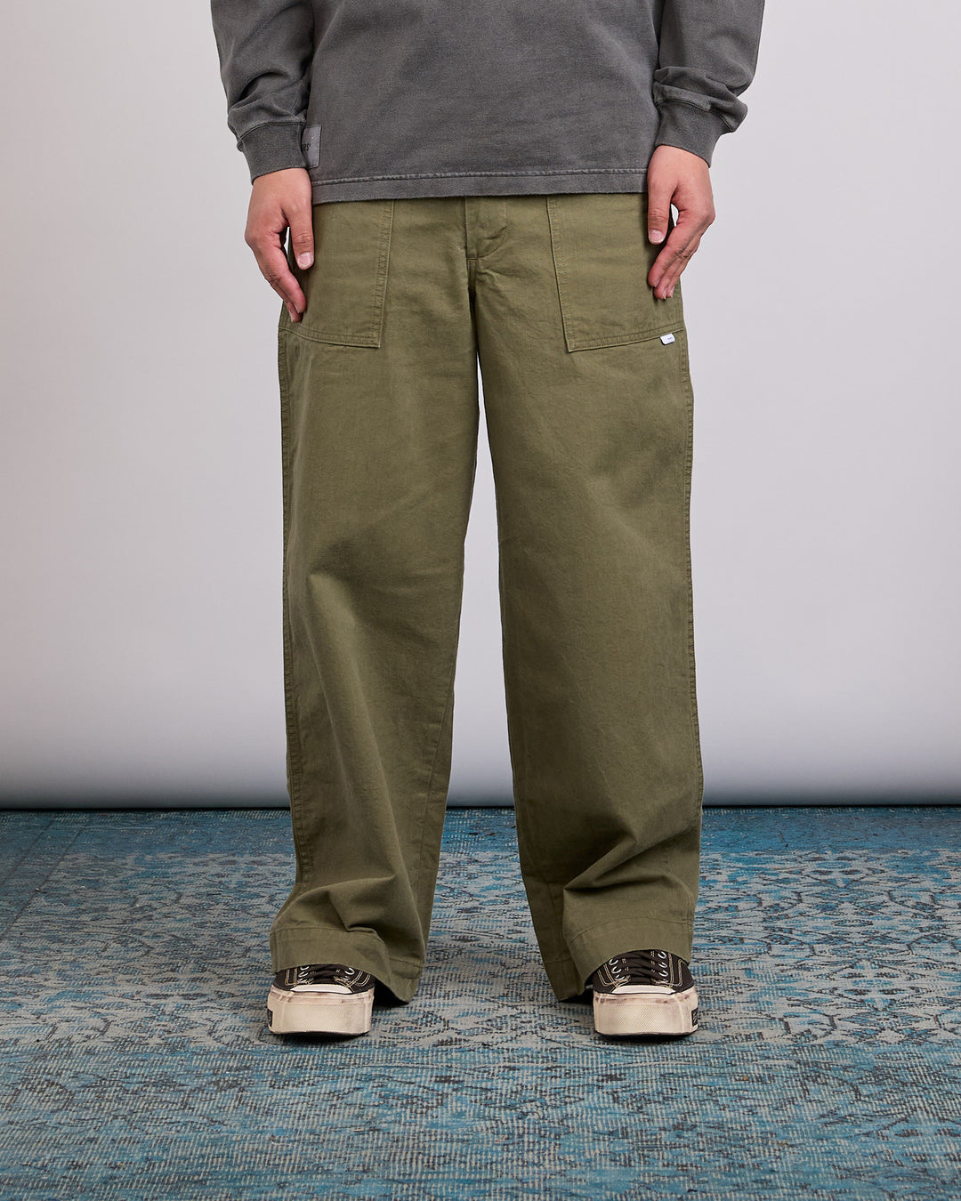 WTAPS WRKT2001 Cotton Twill Pant Olive Drab