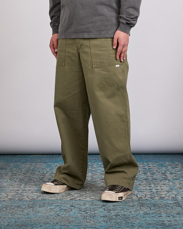 WTAPS WRKT2001 Cotton Twill Pant Olive Drab