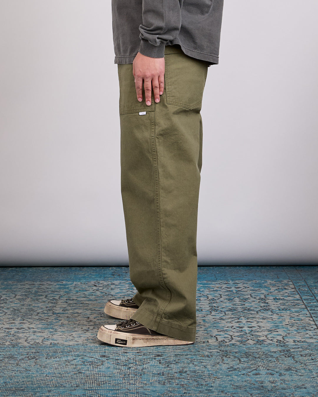 WTAPS WRKT2001 Cotton Twill Pant Olive Drab