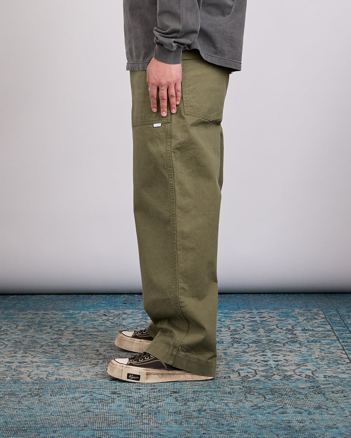 WTAPS WRKT2001 Cotton Twill Pant Olive Drab