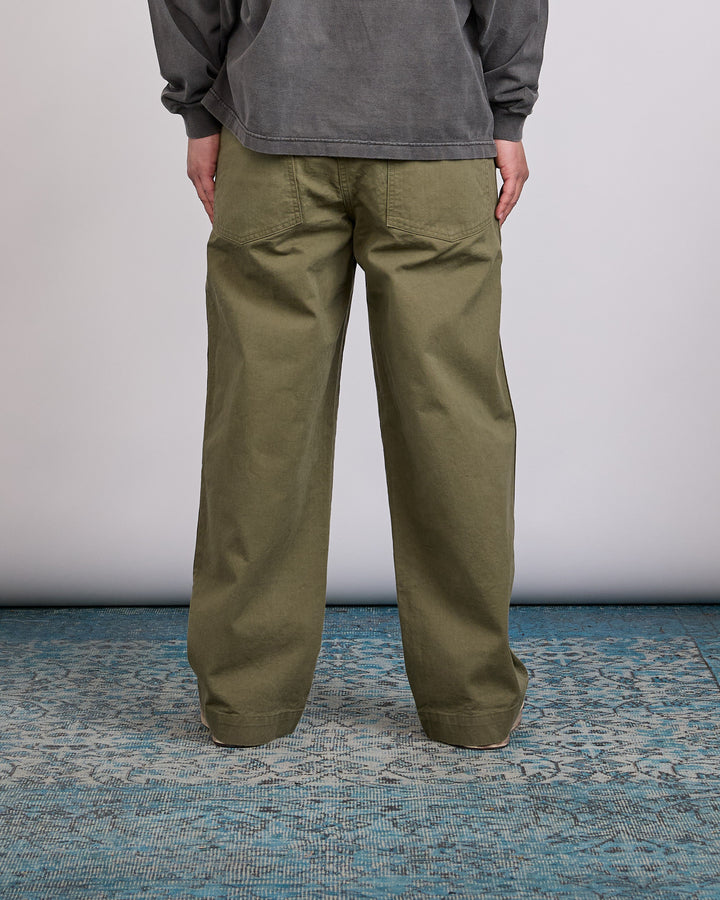 WTAPS WRKT2001 Cotton Twill Pant Olive Drab