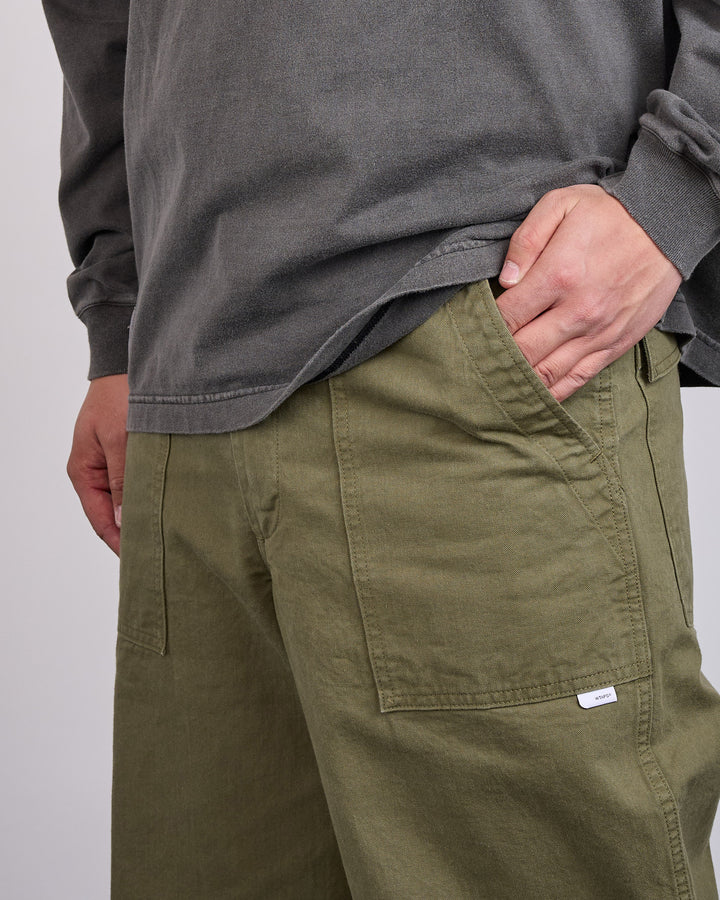 WTAPS WRKT2001 Cotton Twill Pant Olive Drab