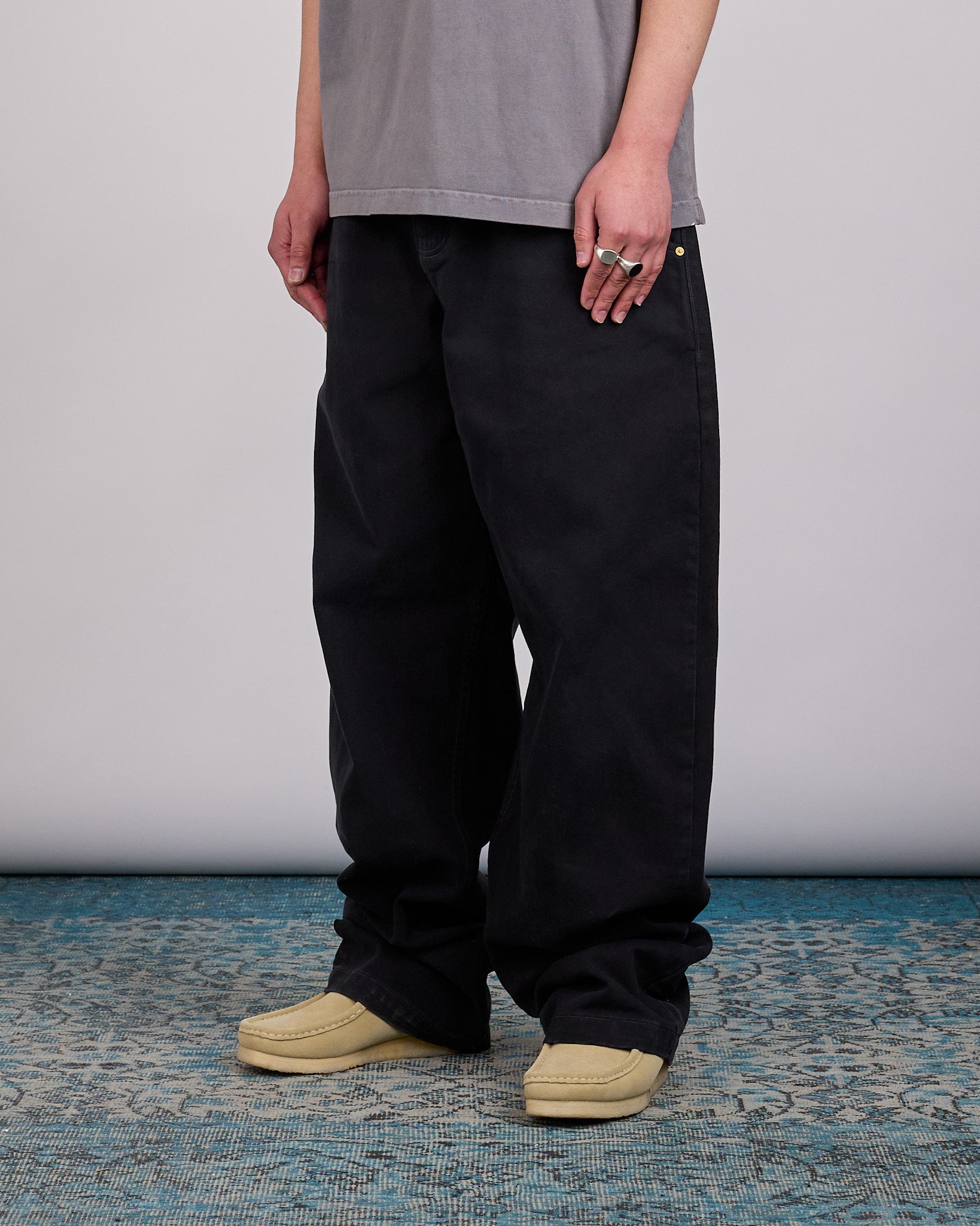 WILLY CHAVARRIA ワイドブラックデニム Willy Chavarria Bad Boy Jean Black – LESS 17