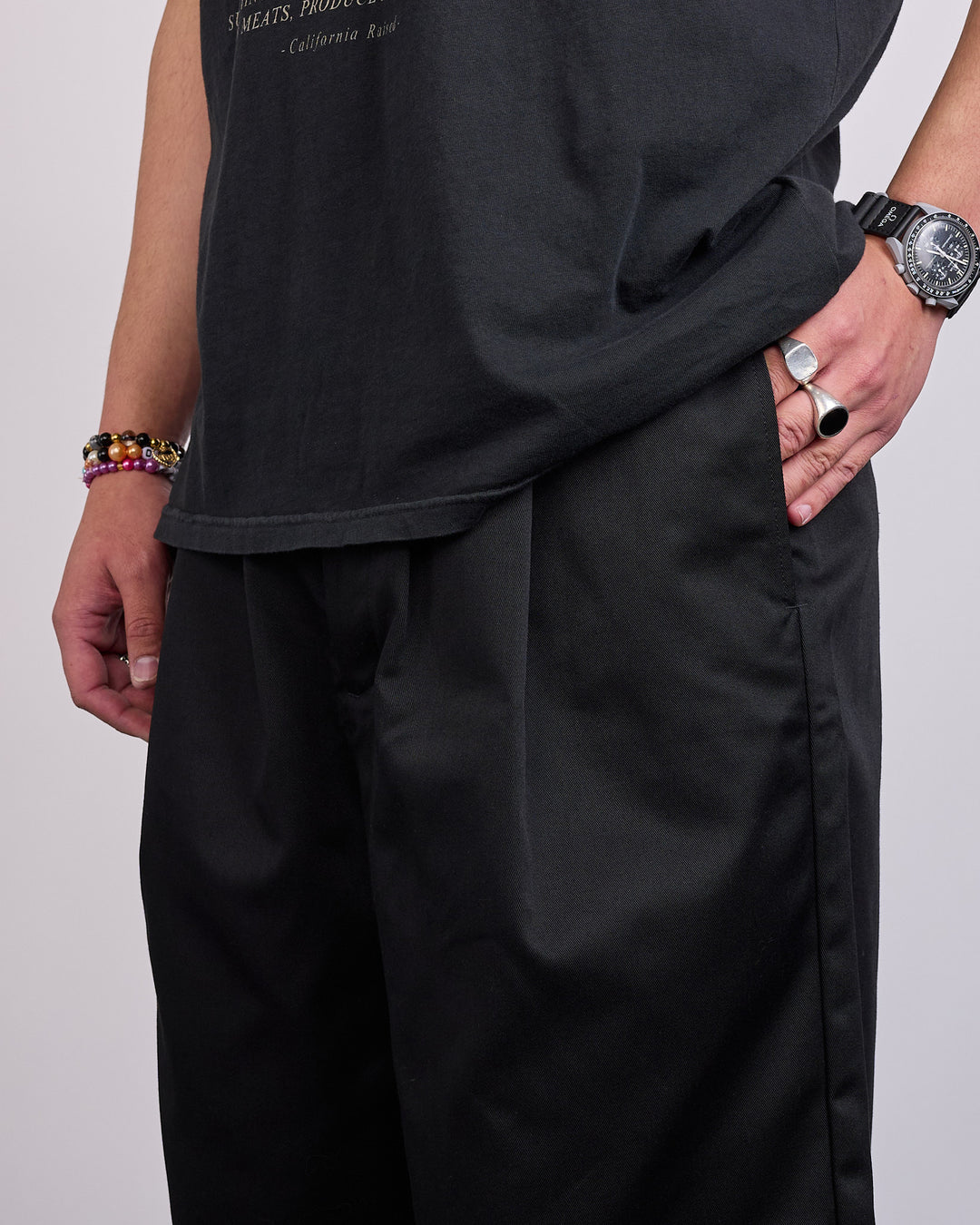 Willy Chavarria Borracho Pant Black