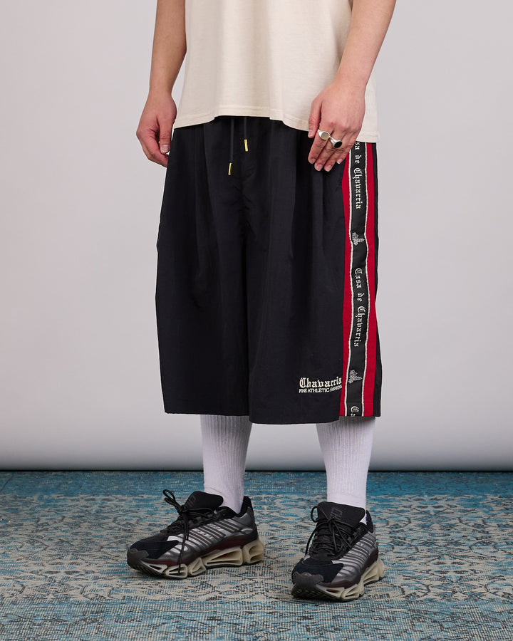 Willy Chavarria Casa de Cavarria Orale Track Short Black