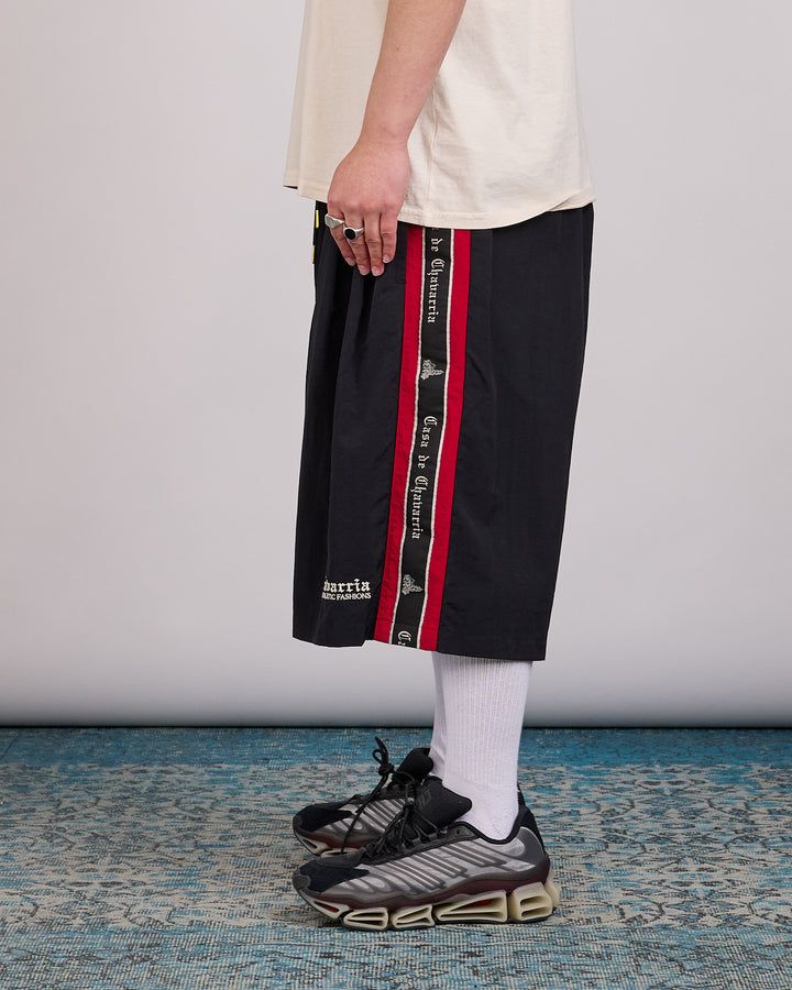 Willy Chavarria Casa de Cavarria Orale Track Short Black