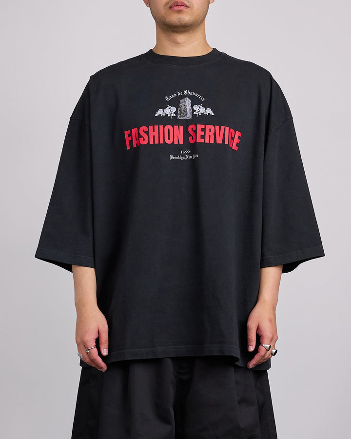 Willy Chavarria Casa de Chavarria Buffalo T-Shirt Black