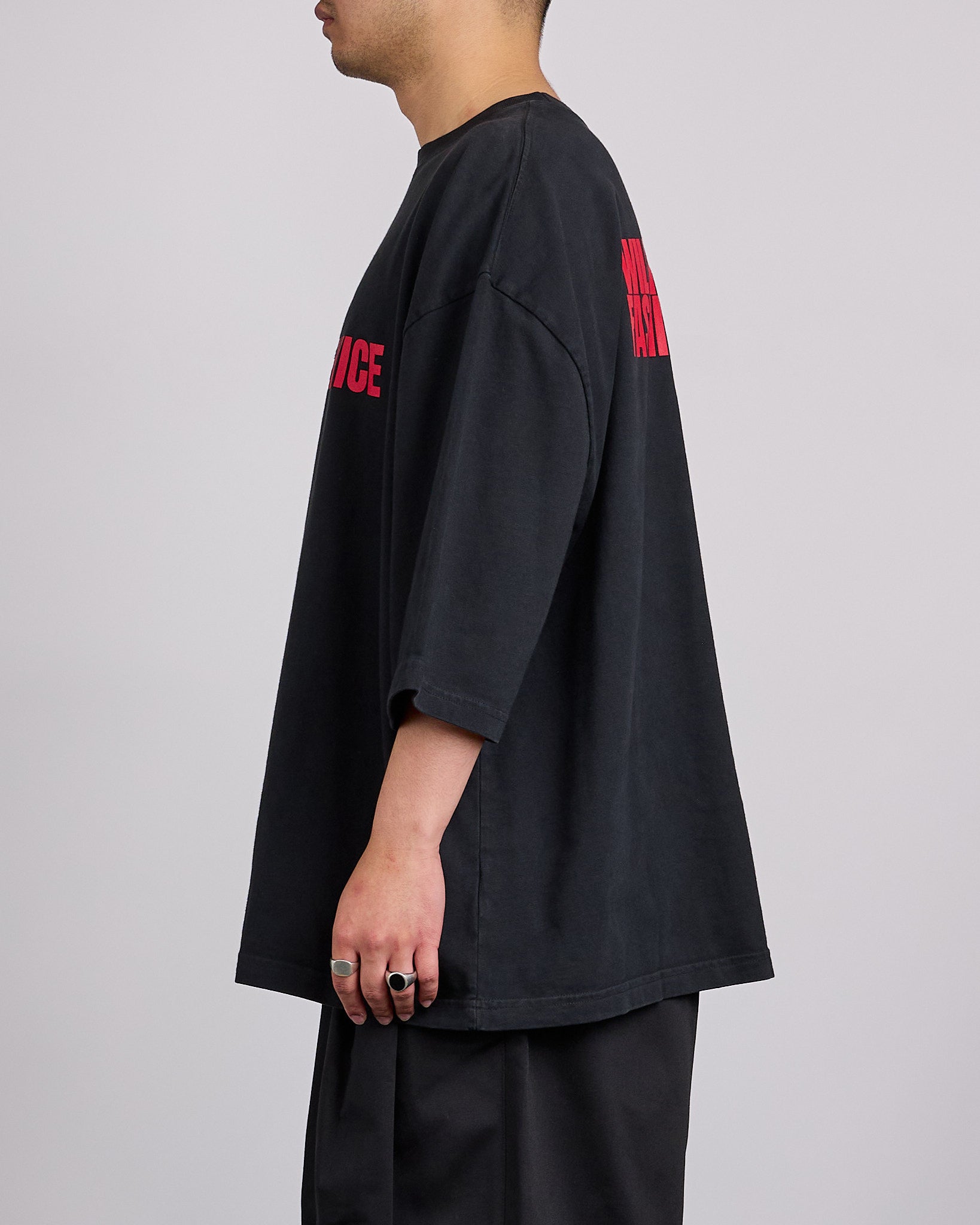 Willy Chavarria Casa de Chavarria Buffalo T-Shirt Black – LESS 17