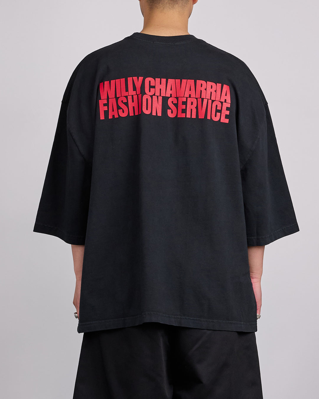 Willy Chavarria Casa de Chavarria Buffalo T-Shirt Black