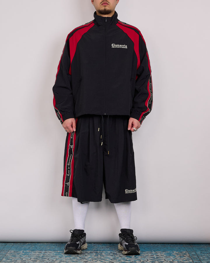 Willy Chavarria Casa de Chavarria Tape Jacket Black