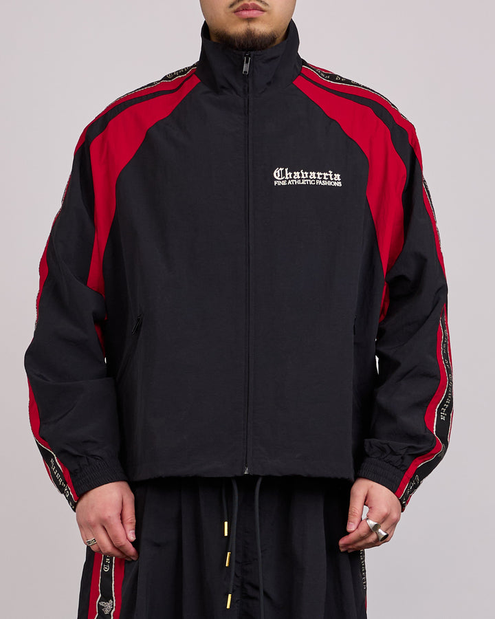 Willy Chavarria Casa de Chavarria Tape Jacket Black
