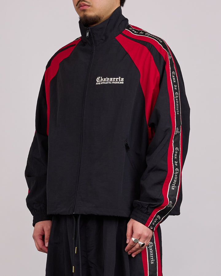 Willy Chavarria Casa de Chavarria Tape Jacket Black