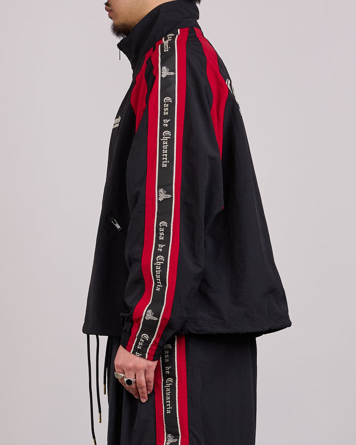Willy Chavarria Casa de Chavarria Tape Jacket Black