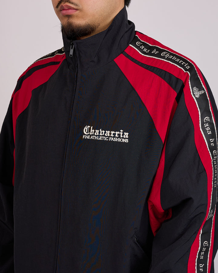 Willy Chavarria Casa de Chavarria Tape Jacket Black