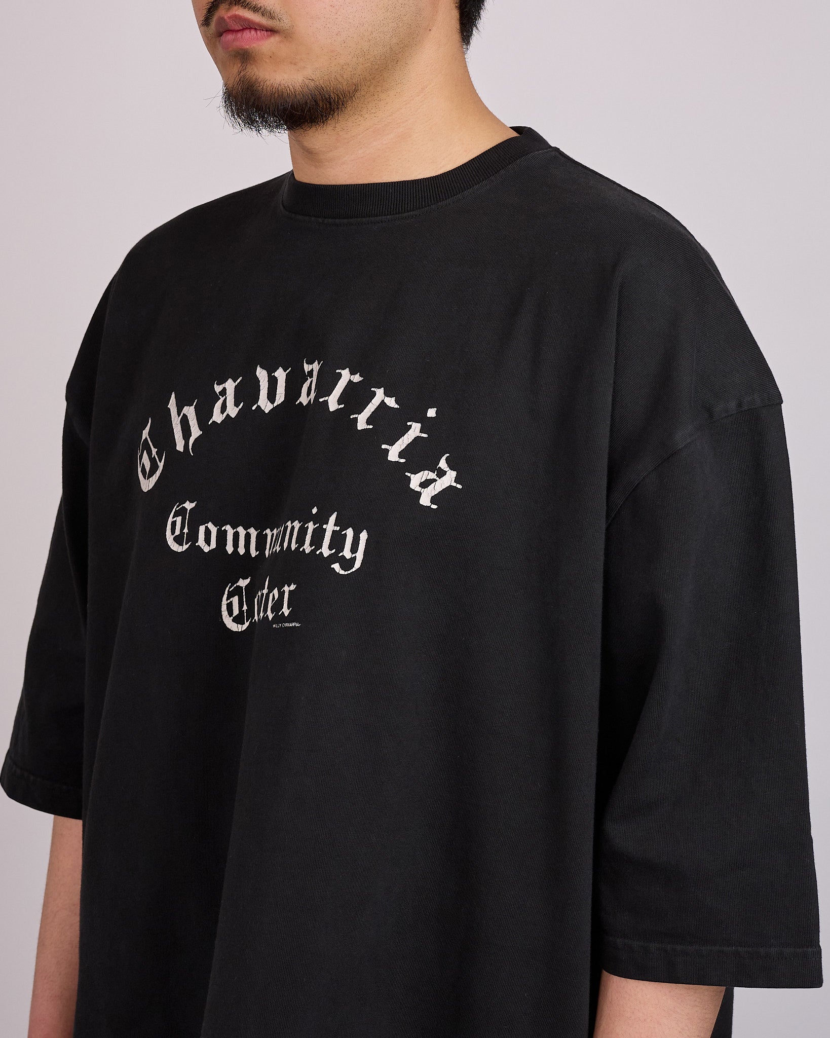 トップス WILLY CHAVARRIA / SAN JOSE SS T Buffalo Willy Chavarria Community Center Buffalo T-Shirt Black – LESS 17