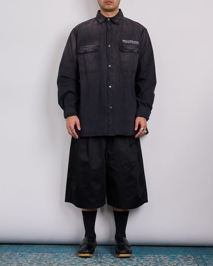 Willy Chavarria Corcoran Outershirt Black