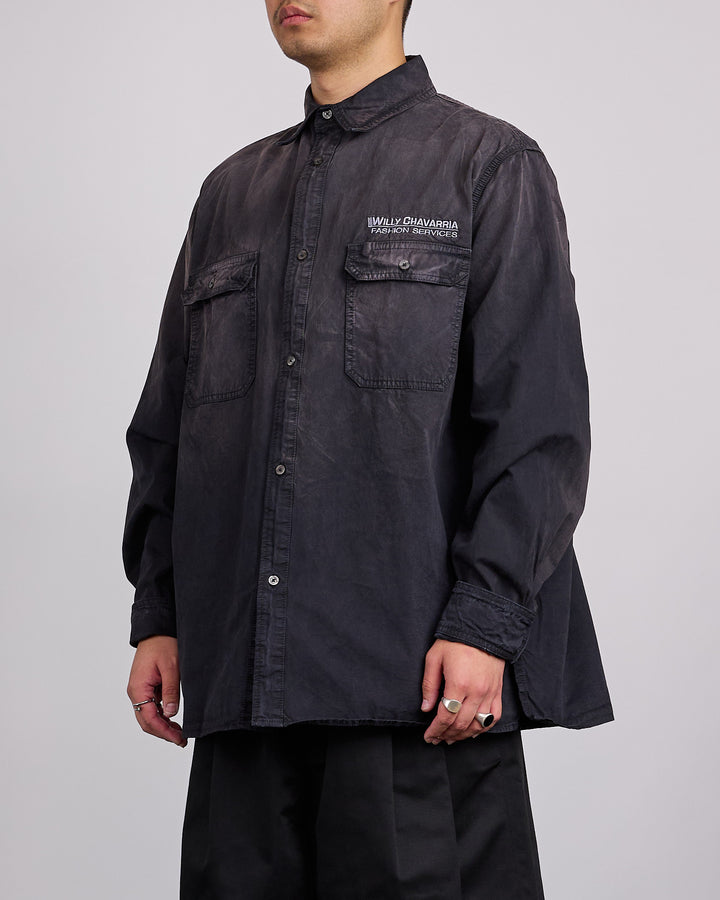 Willy Chavarria Corcoran Outershirt Black