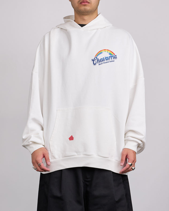 Willy Chavarria Fabuloso Hooligan Hoodie White