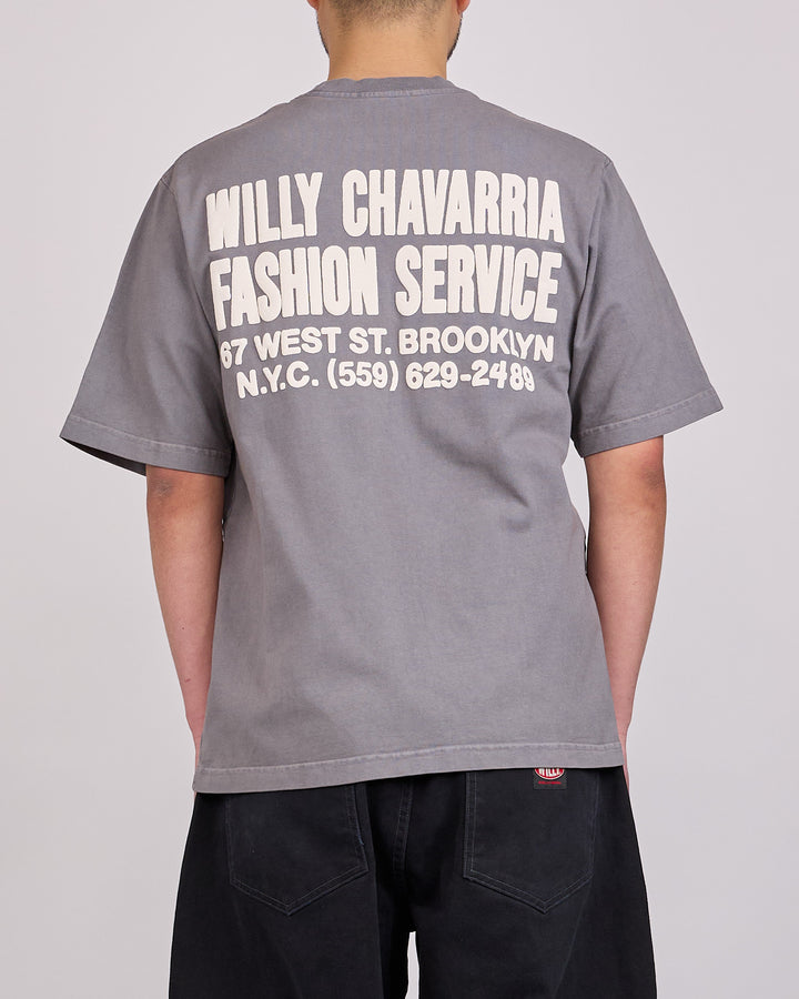 Willy Chavarria Fashion Services Standard T-Shirt Concrete
